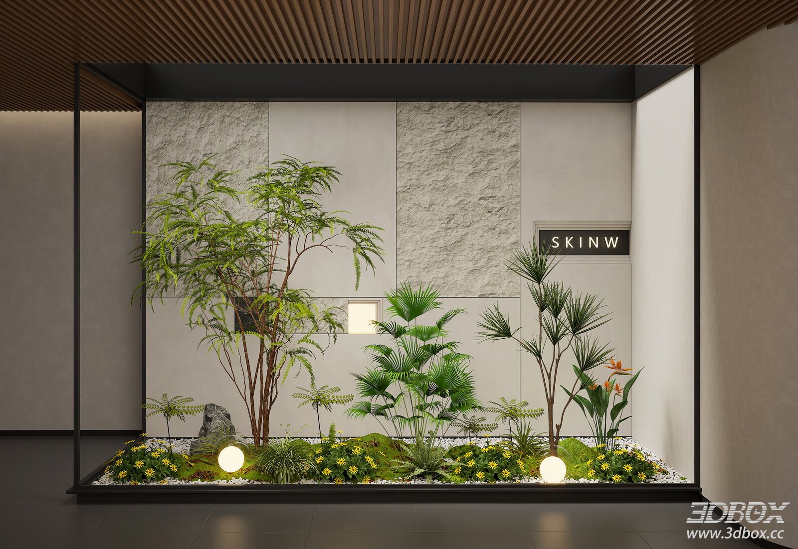 Modern Indoor Greenery Display