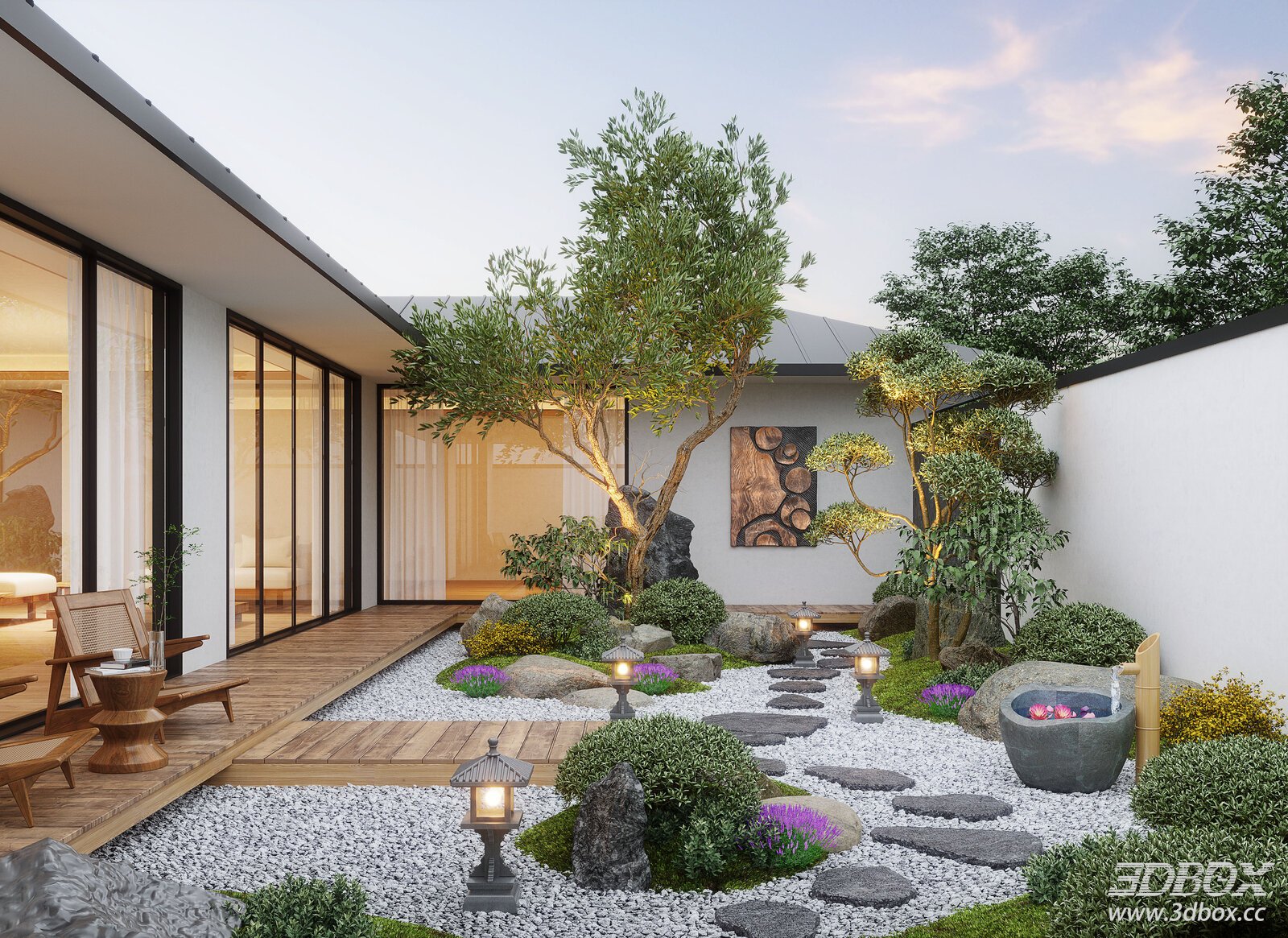 Chinese - style Courtyard Landscape