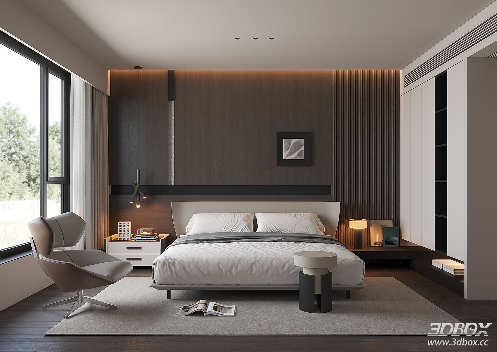 Modern Bedroom with Minimalist Design