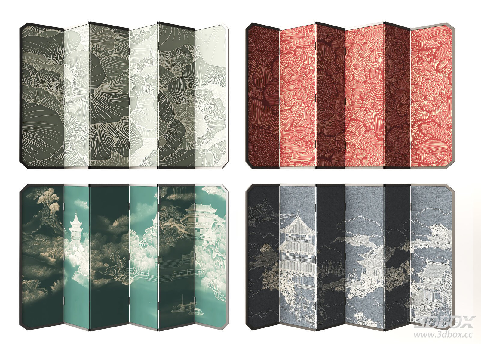 Chinese - style Folding Screen