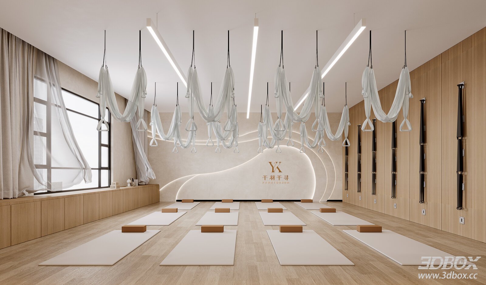 Wabi - Sabi Style Yoga Room