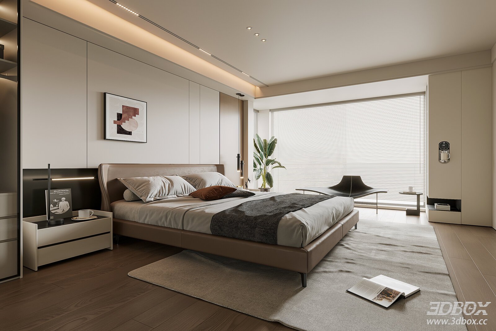 Modern Luxury Bedroom with Elegant Decor