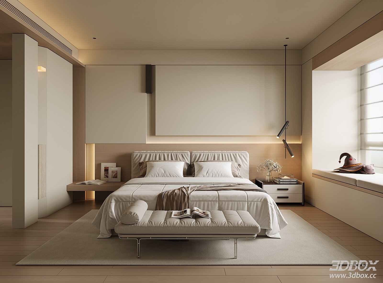 Modern Minimalist Bedroom