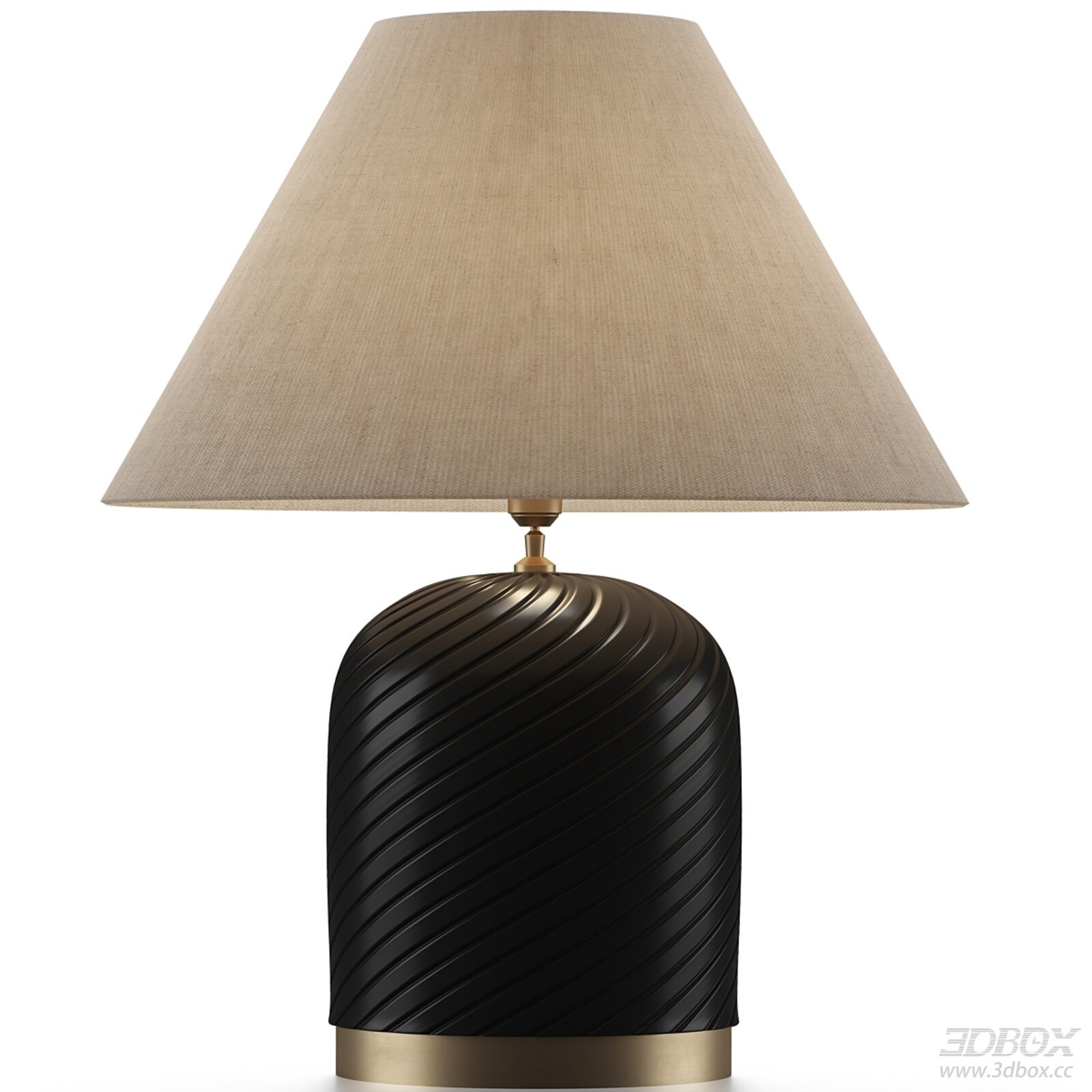 Modern Table Lamp with Textured Base