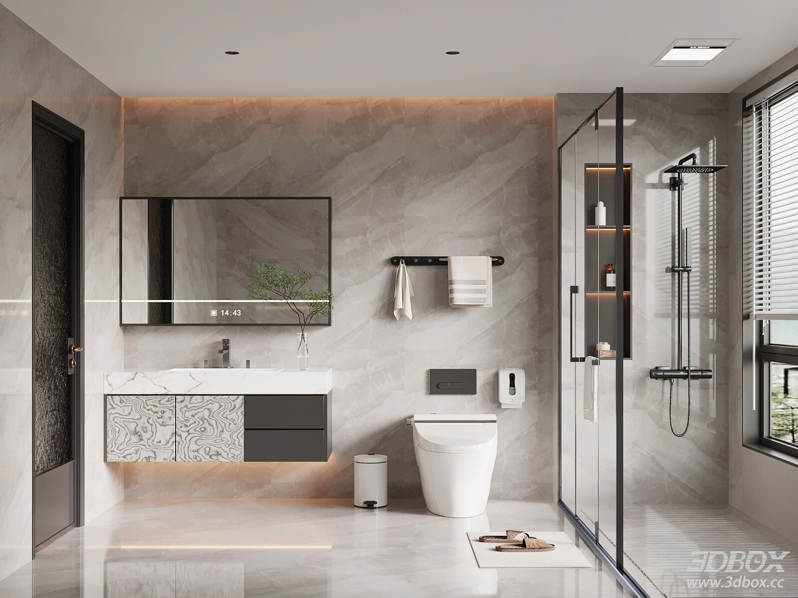 Modern Italian - style Bathroom