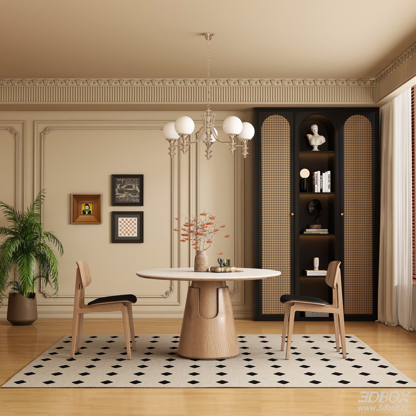 Mid - century Modern Dining Room