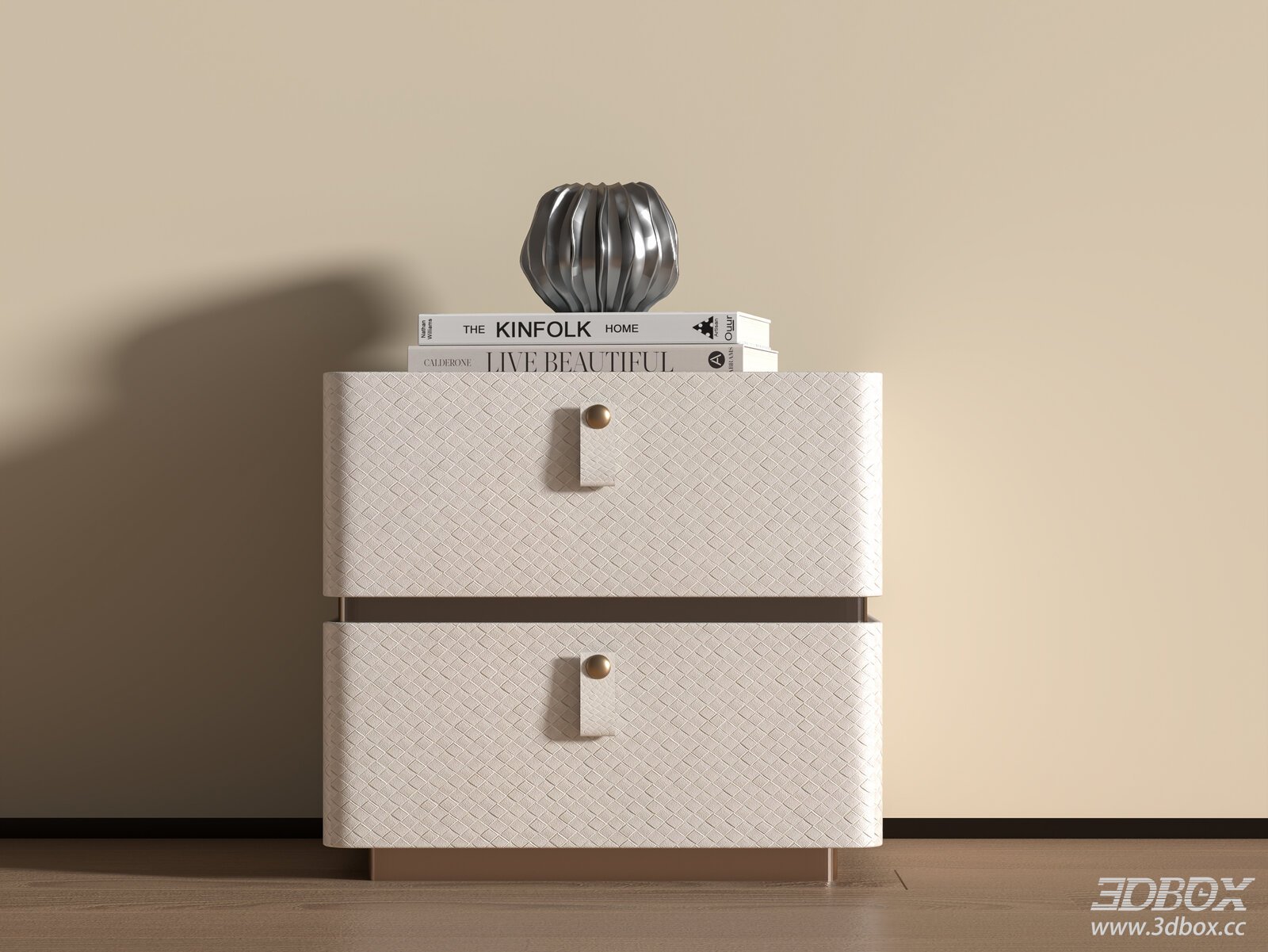Luxury - Retro Leather Nightstand