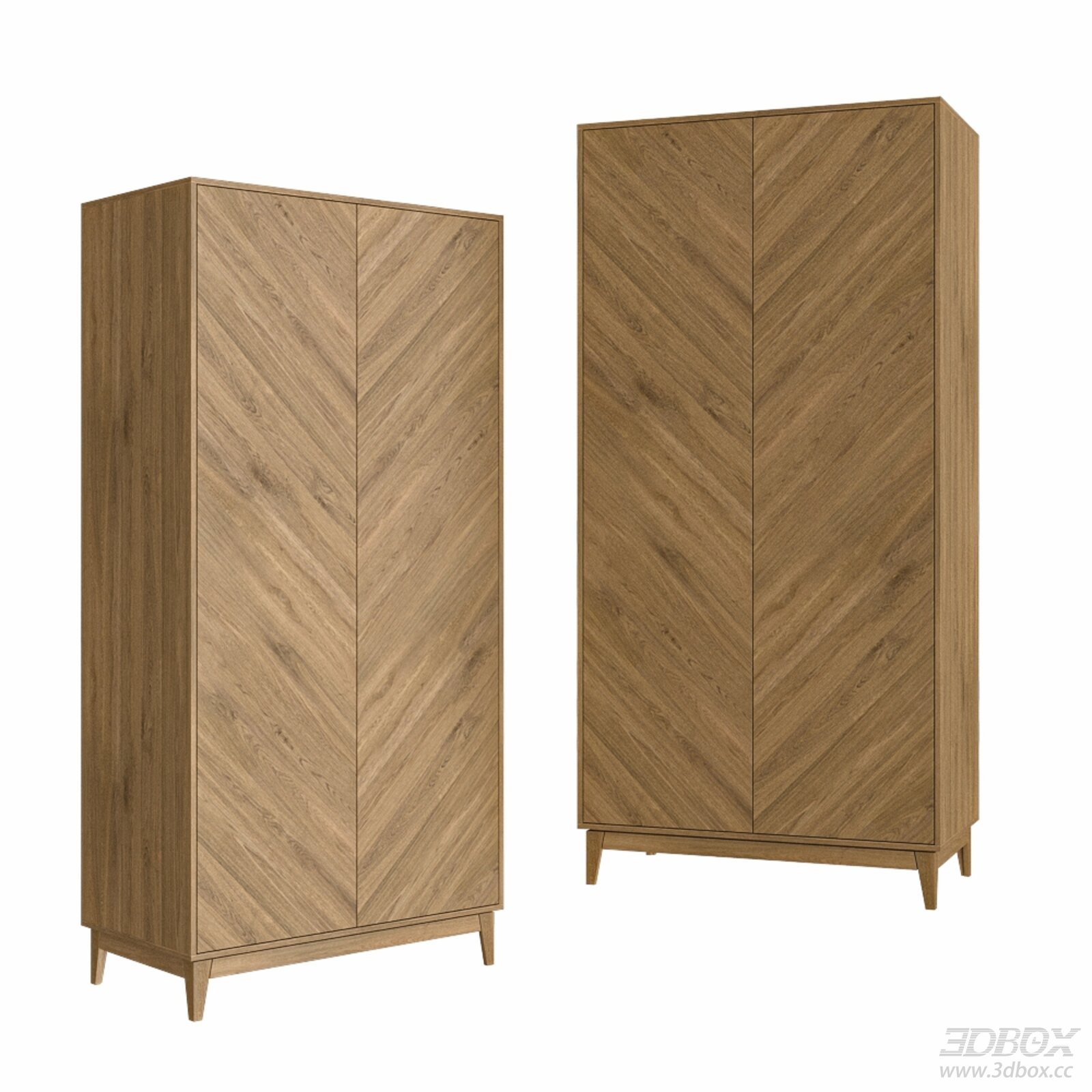 Modern Solid Wood Wardrobe