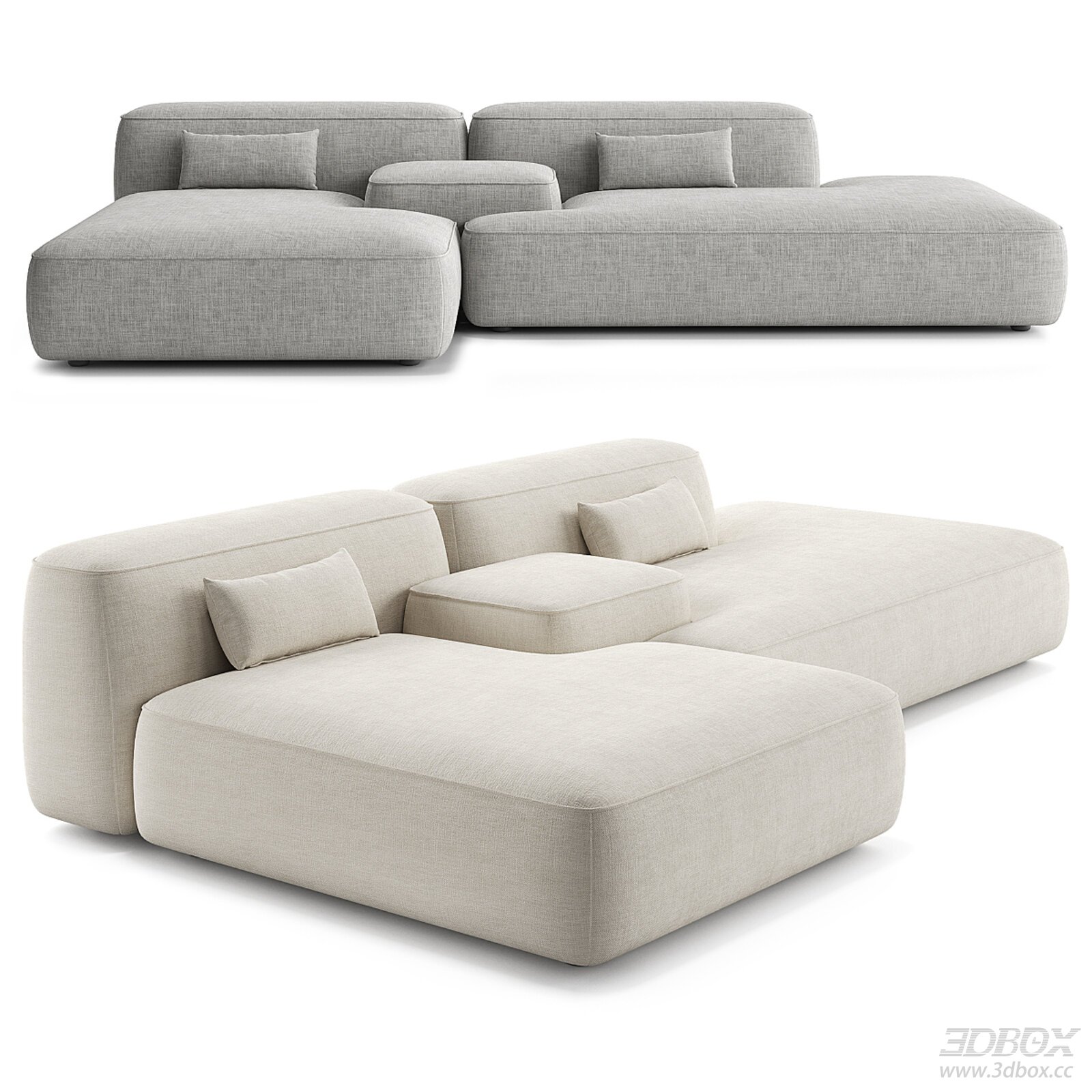 Modern Minimalist Sectional Sofa