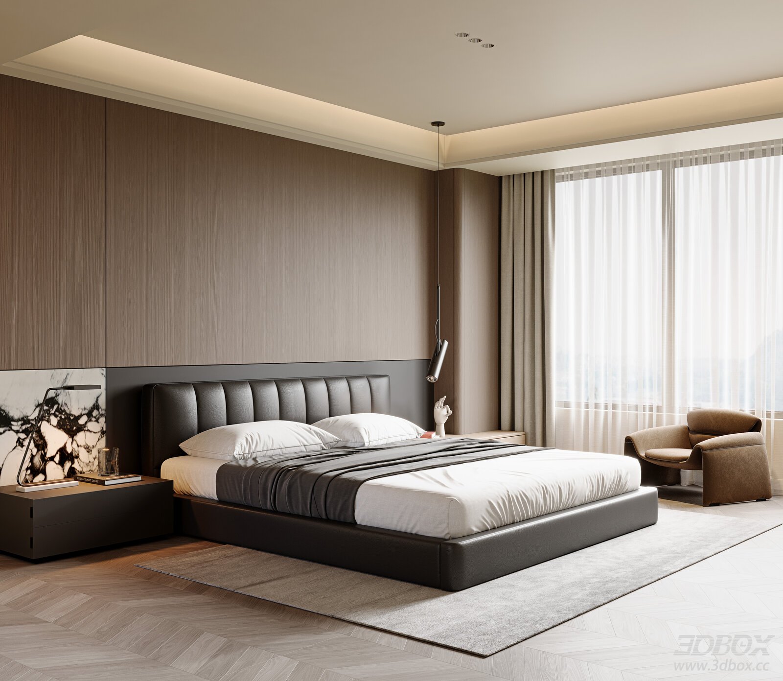 Modern Italian - style Bedroom
