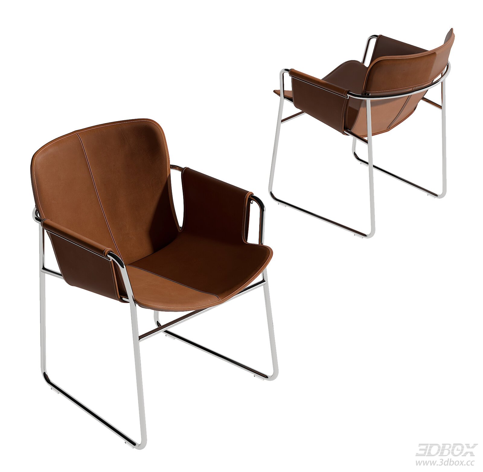 Modern Leather Armchair