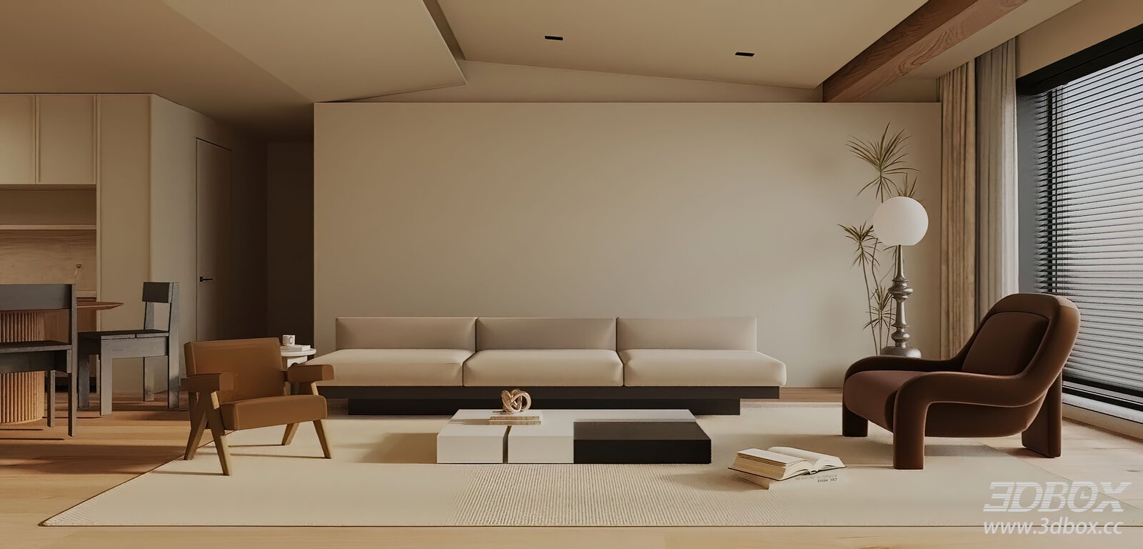 Wabi - Sabi Style Living Room