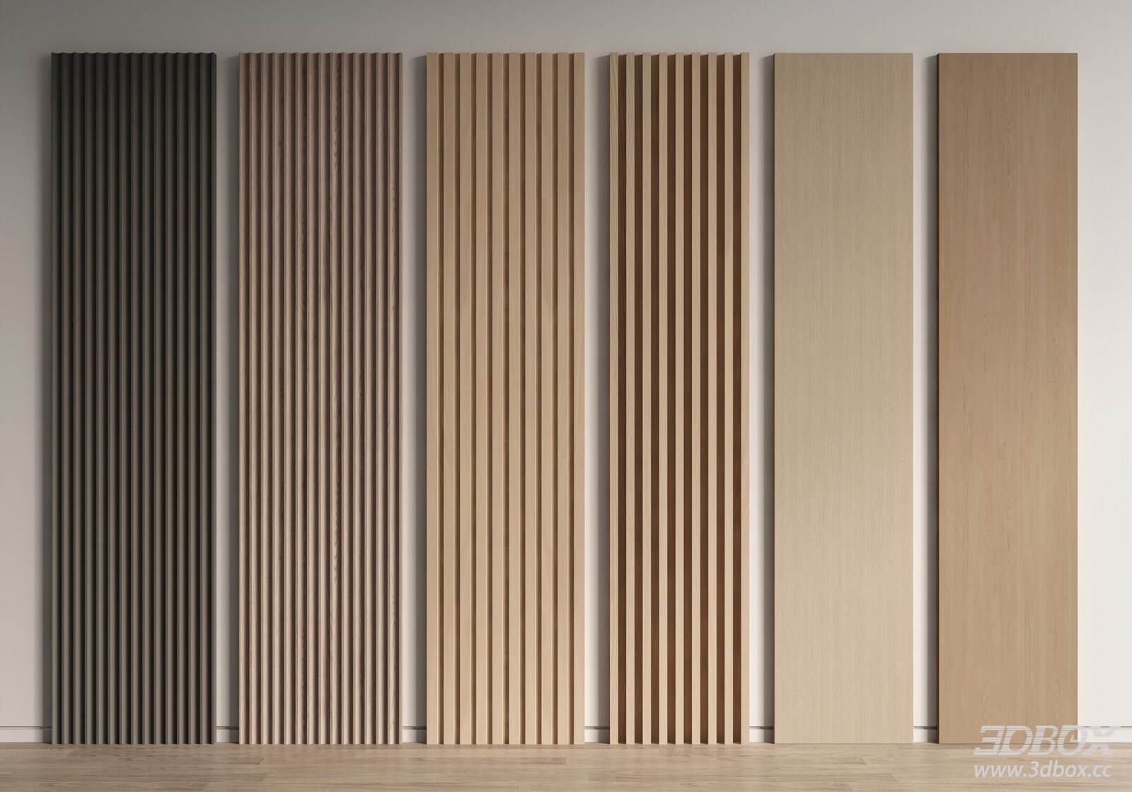 Modern Grooved Panels
