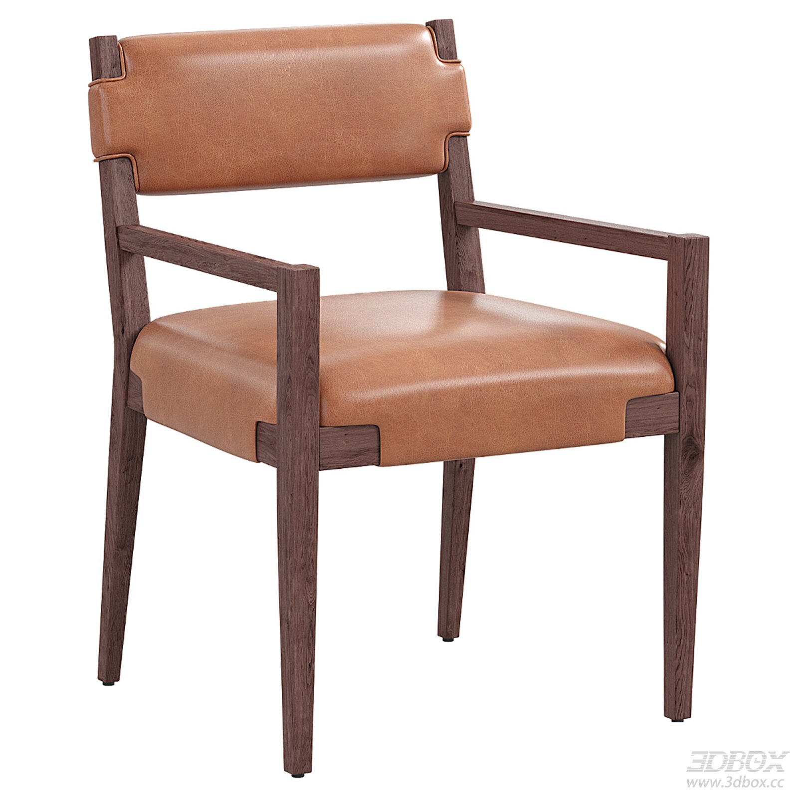 Vintage - style Leather Armchair