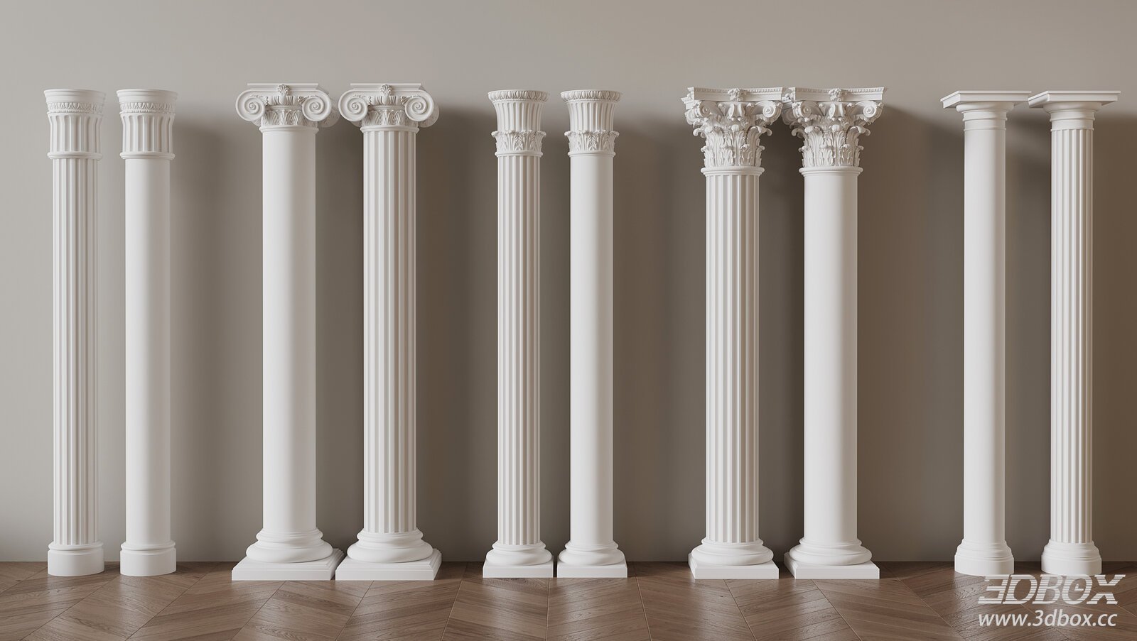 French - style Plaster Columns