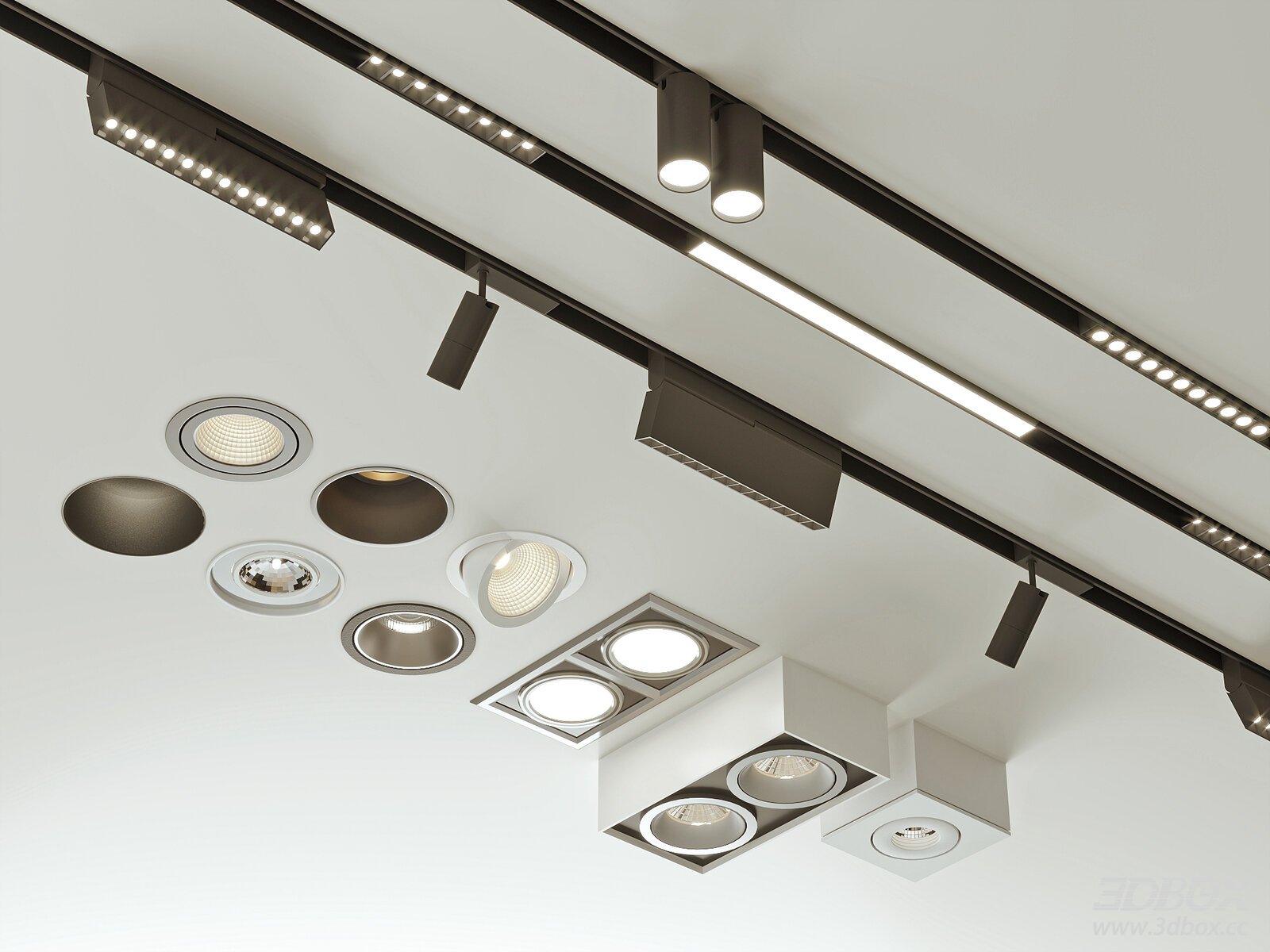 Modern Recessed and Track Lights