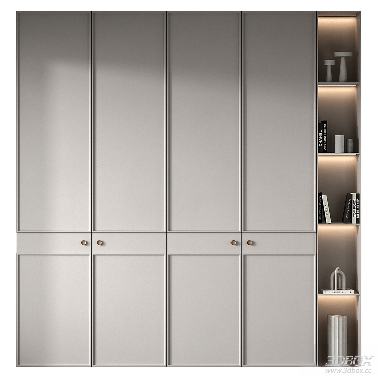 Modern Wardrobe with Shelving