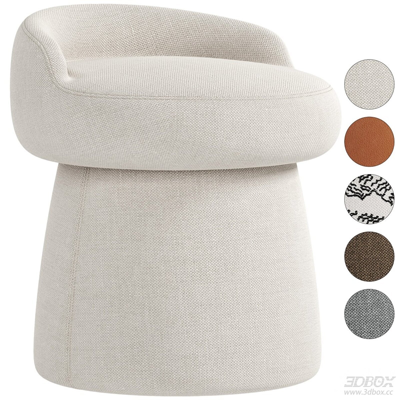 Contemporary Upholstered Armchair