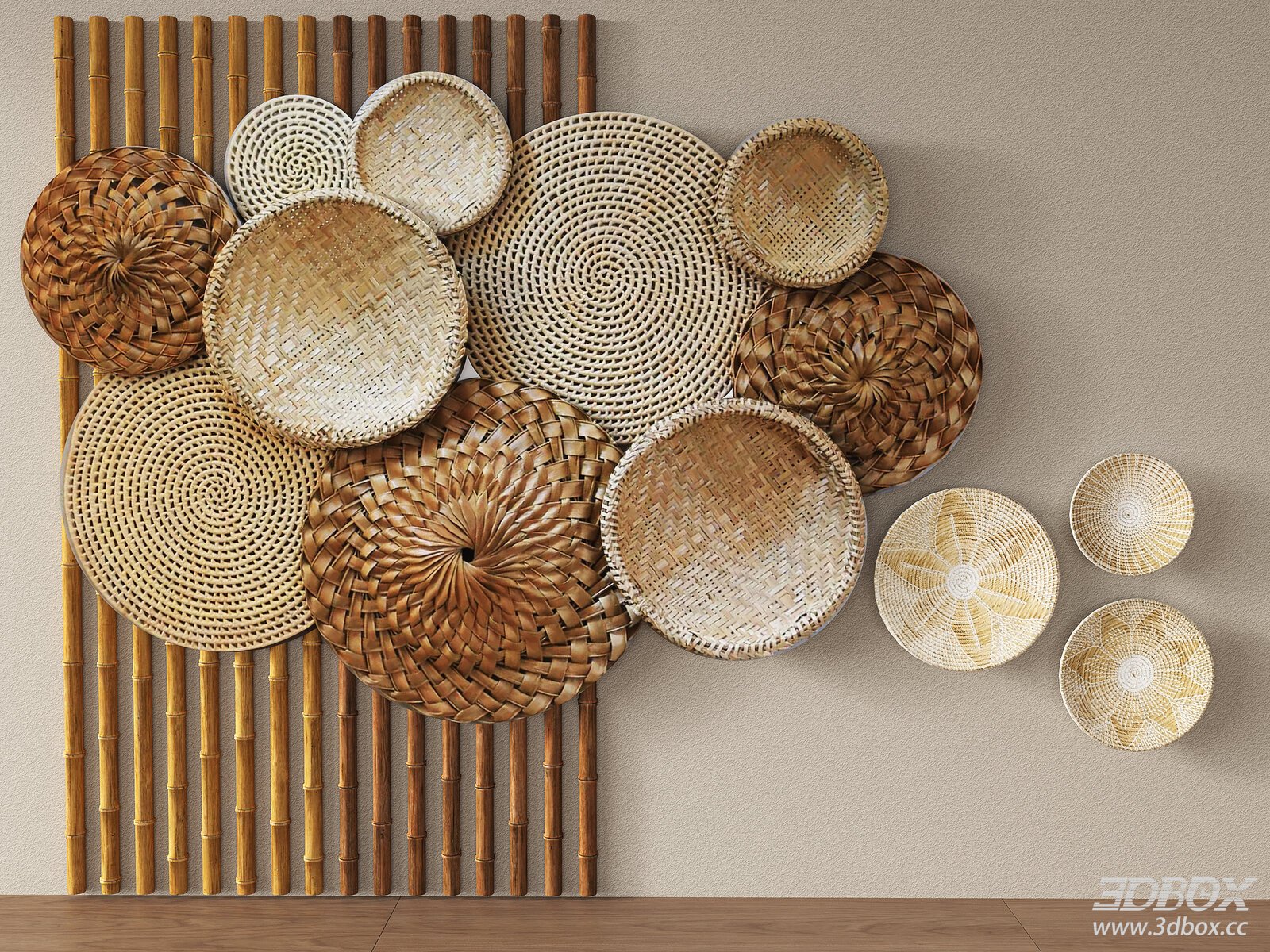 Wabi - Sabi Woven Wall Decoration