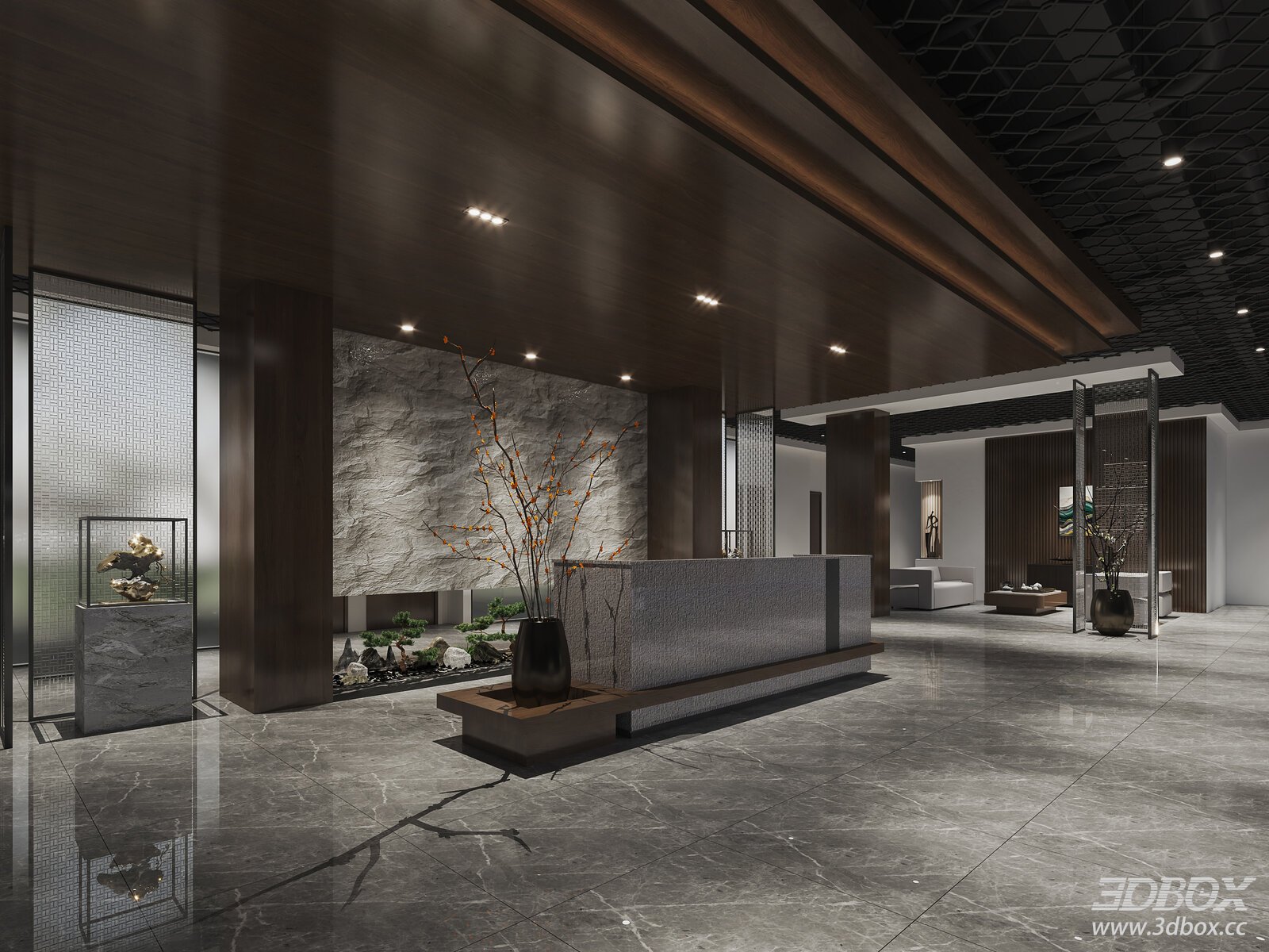 Chinese - style Reception Area