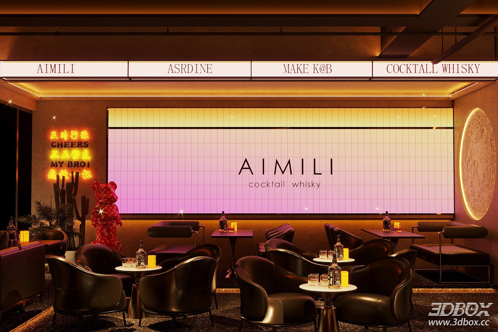 Industrial - style Bar Interior
