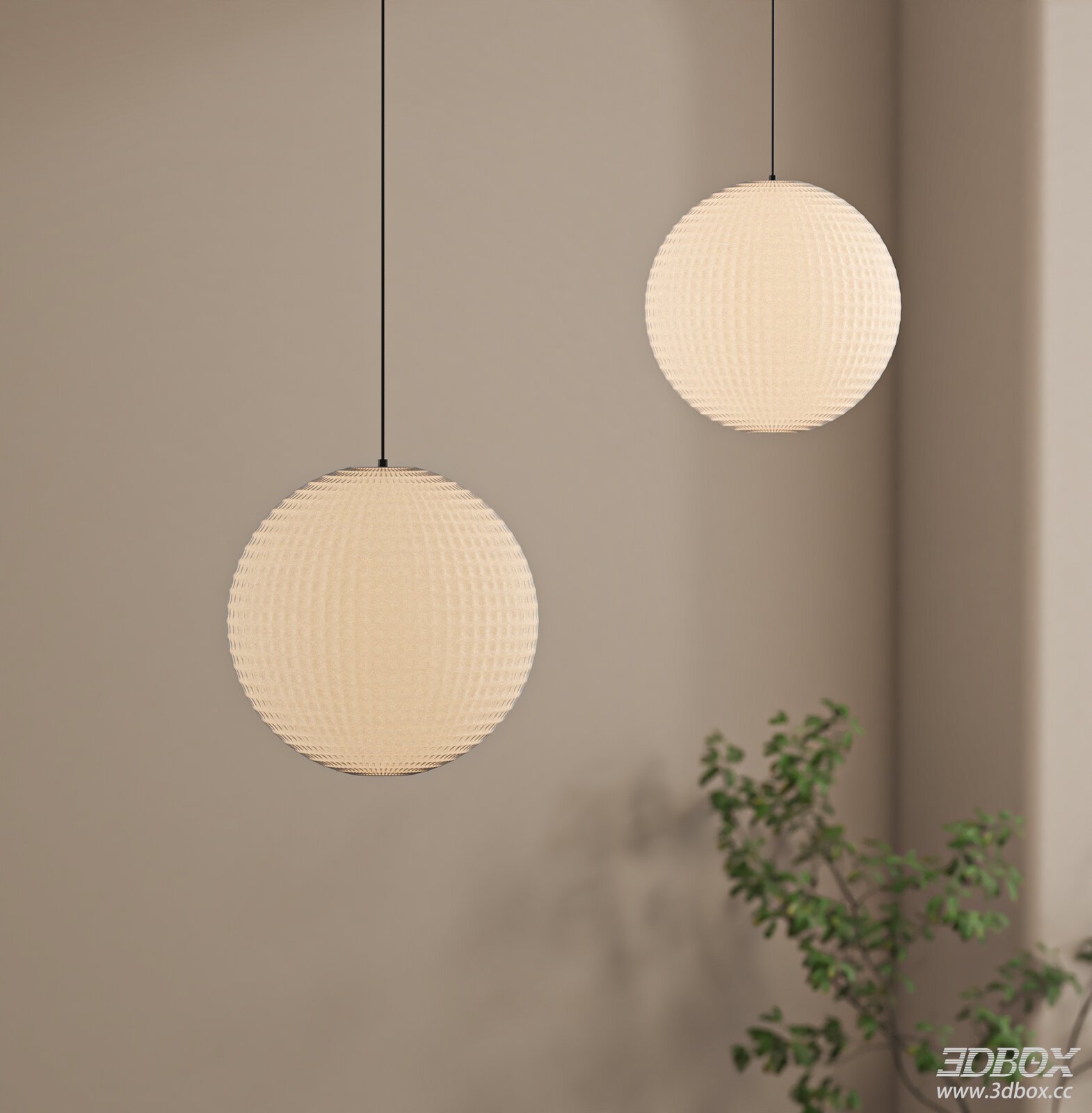 Wabi - Sabi Japanese Hanging Lamps