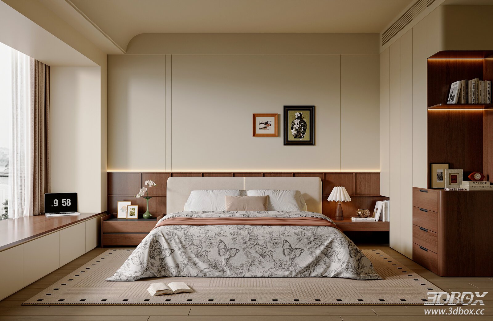 Mid - century Modern Master Bedroom