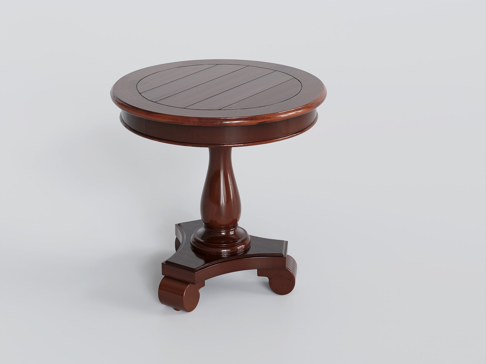 European - style Round Side Table