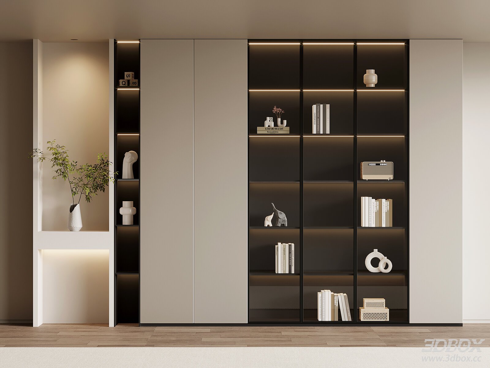 Modern Minimalist Bookcase