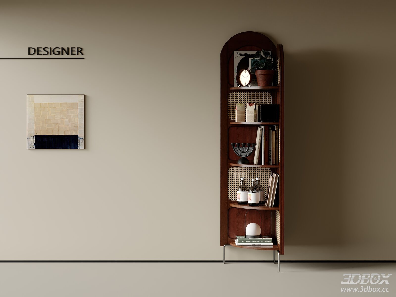 Vintage - style Bookshelf
