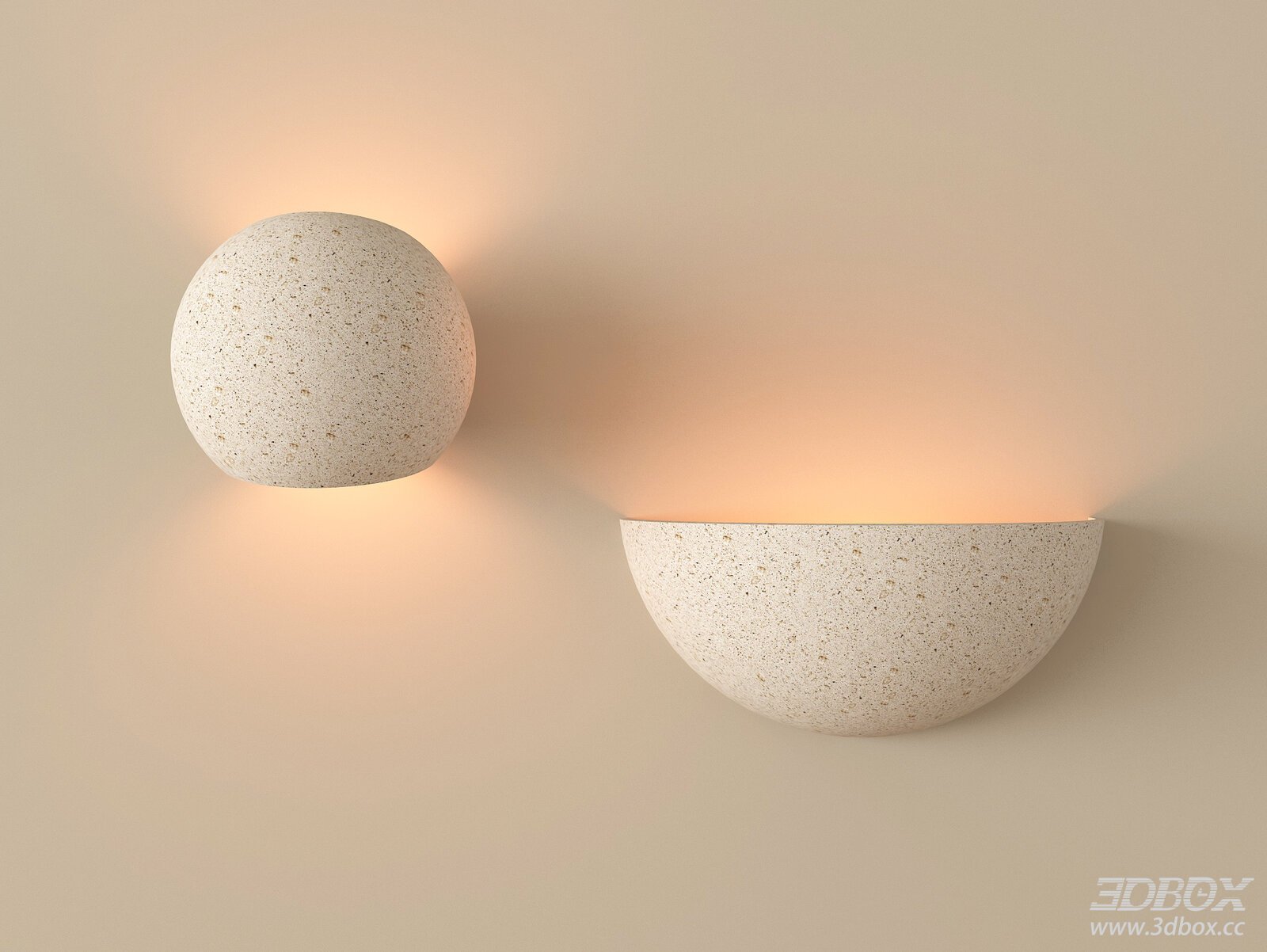 Modern Wabi - Sabi Wall Lamps