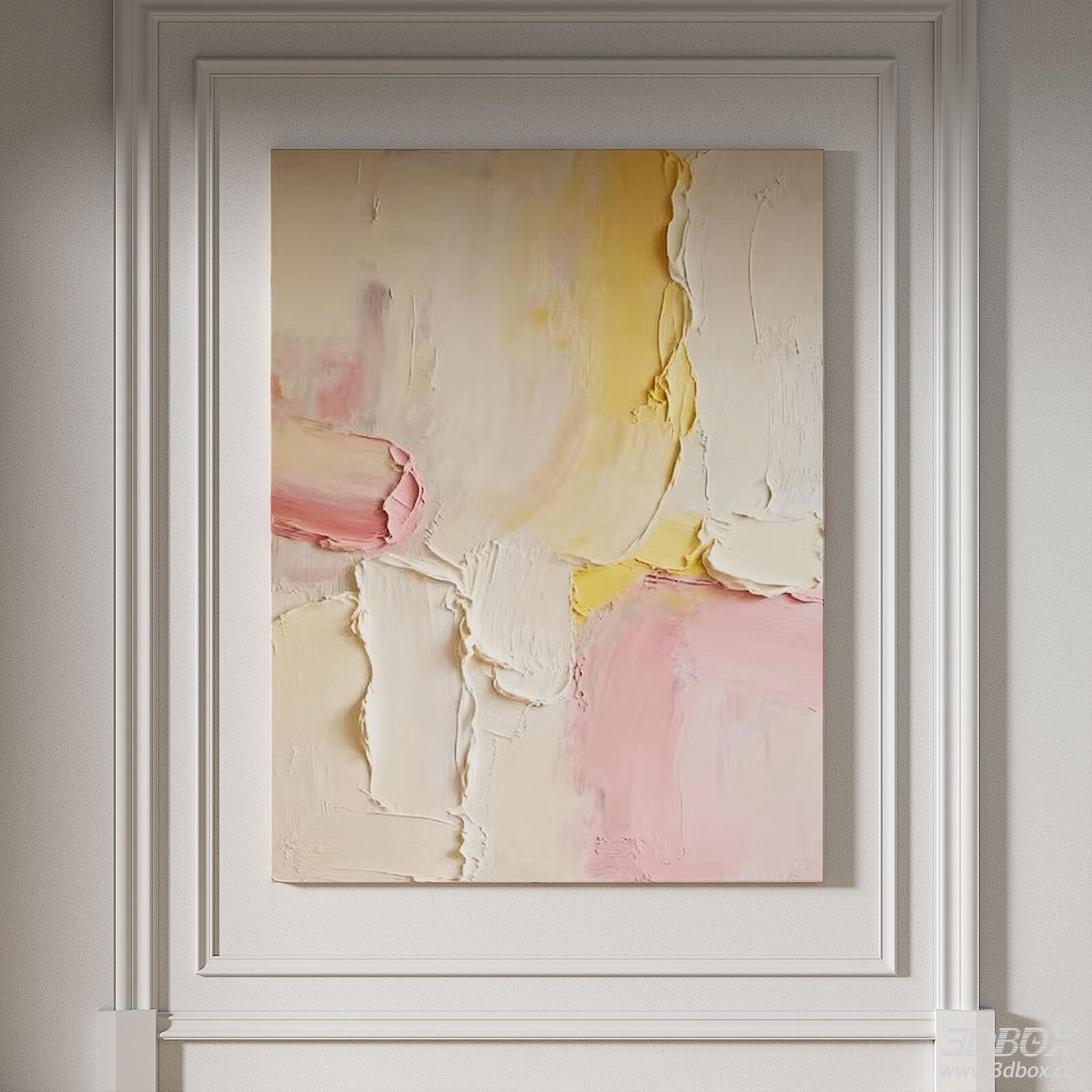 Creamy Wabi - Sabi Modern Abstract Wall Art