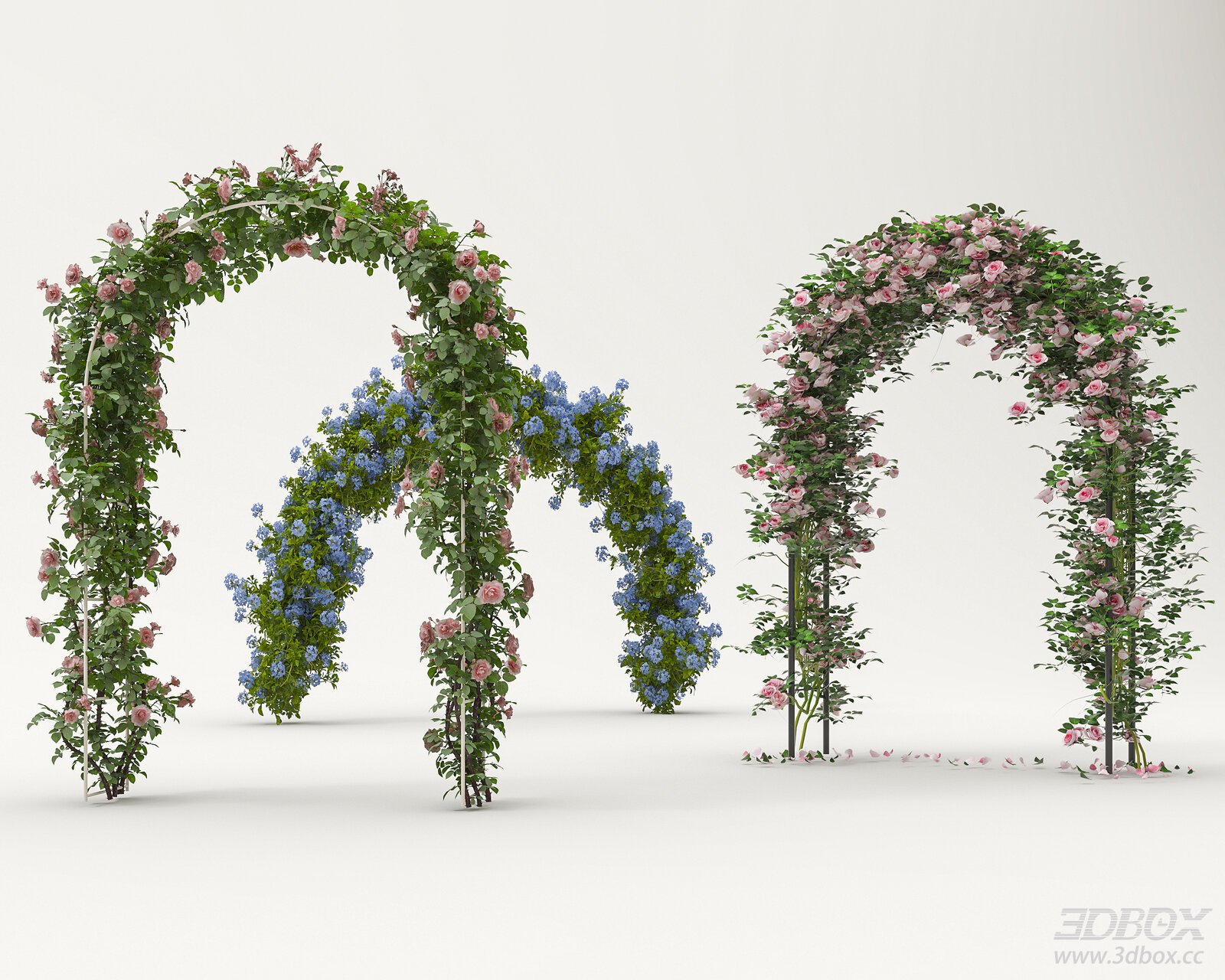 Modern Arched Flower Trellis