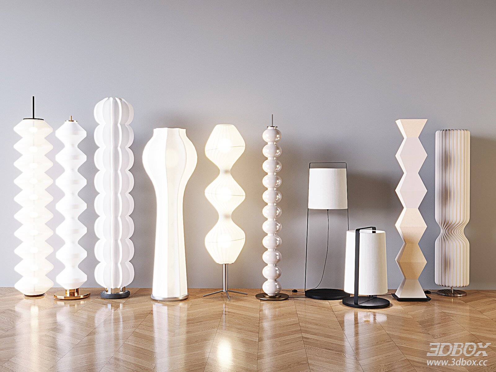 Wabi Sabi Style Floor Lamp Collection