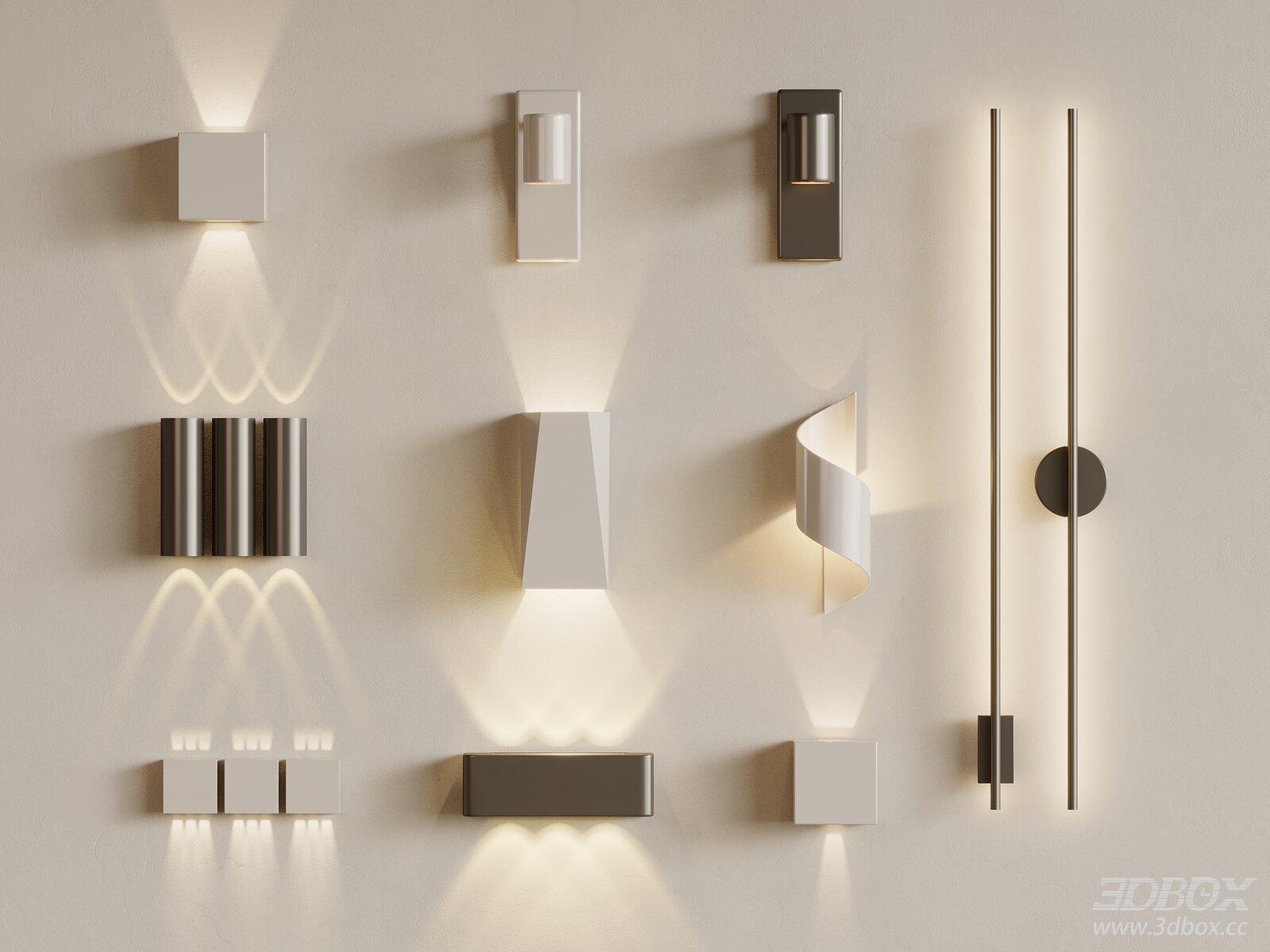 Modern Metal Wall Light Collection