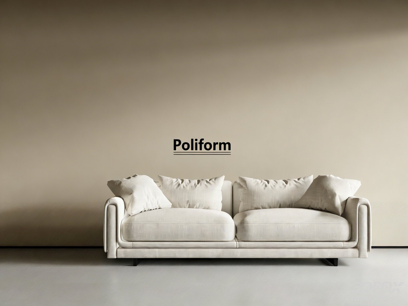 Modern Fabric Double Sofa