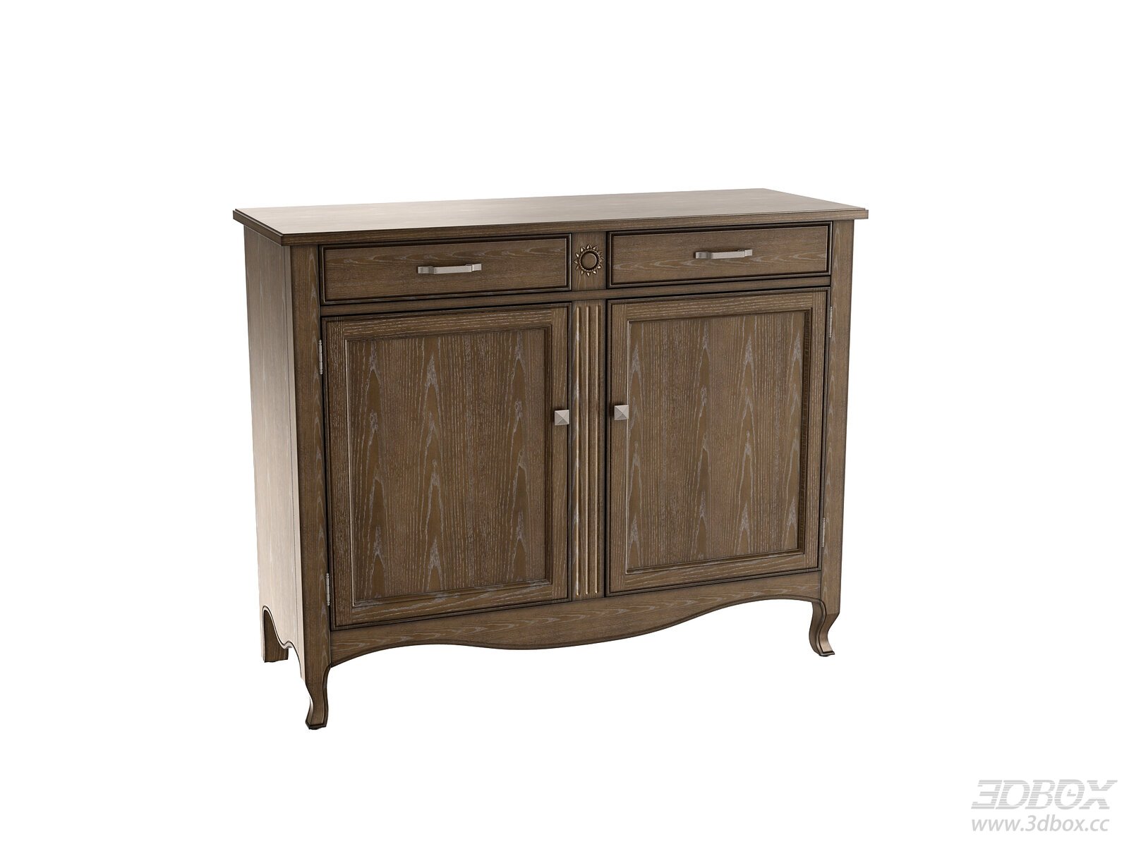 American style wooden sideboard cabinet