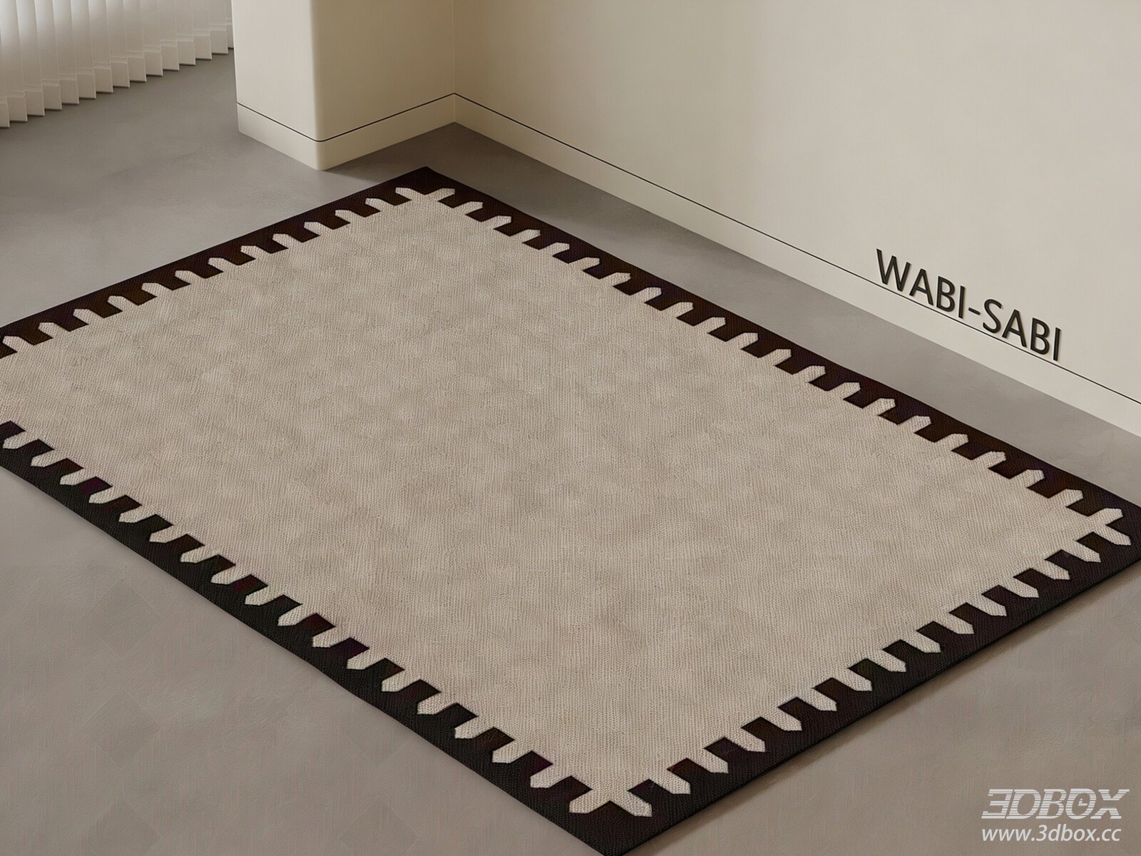Vintage French Style Wabi Sabi Carpet