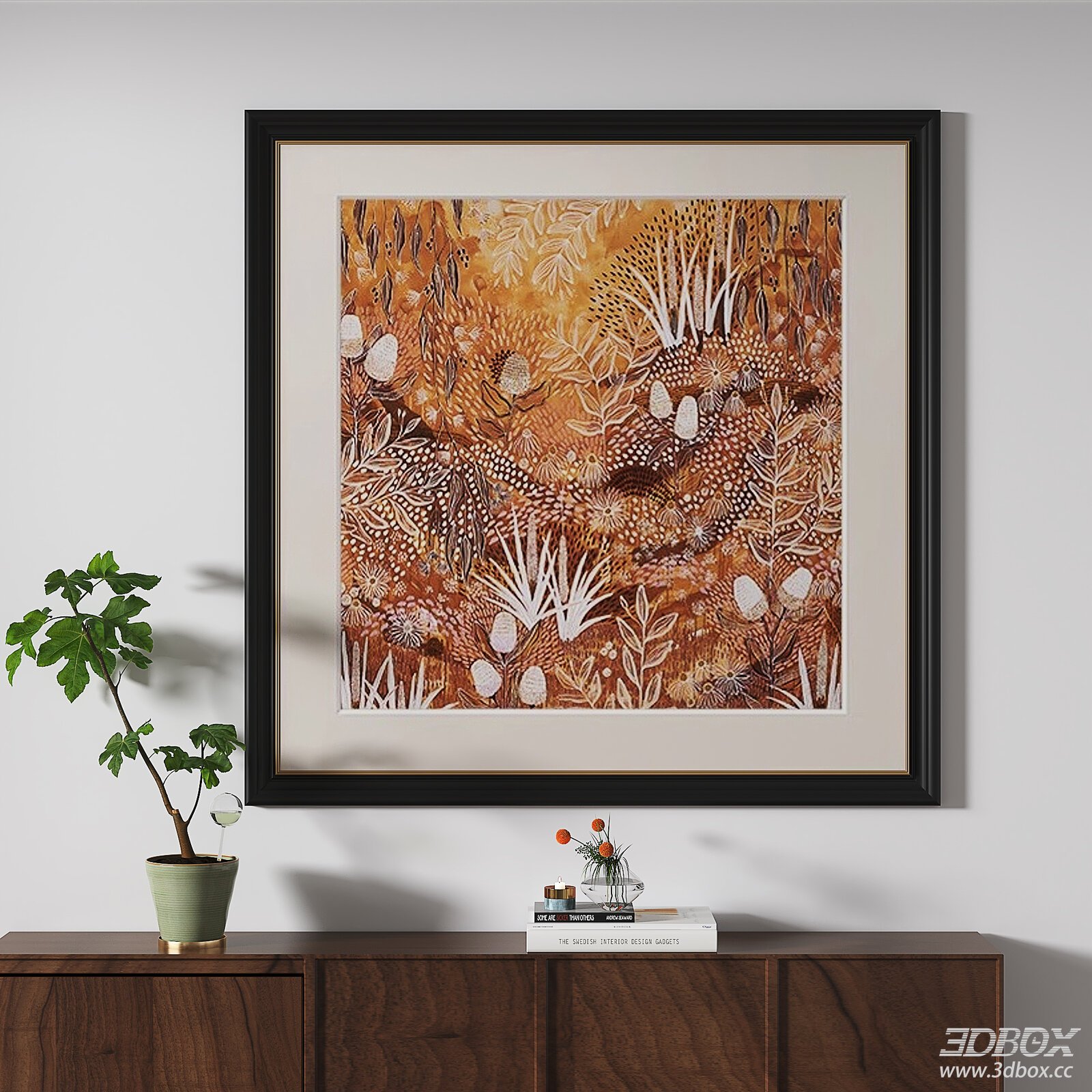 French Retro Decorative Wall Frame Art Painting