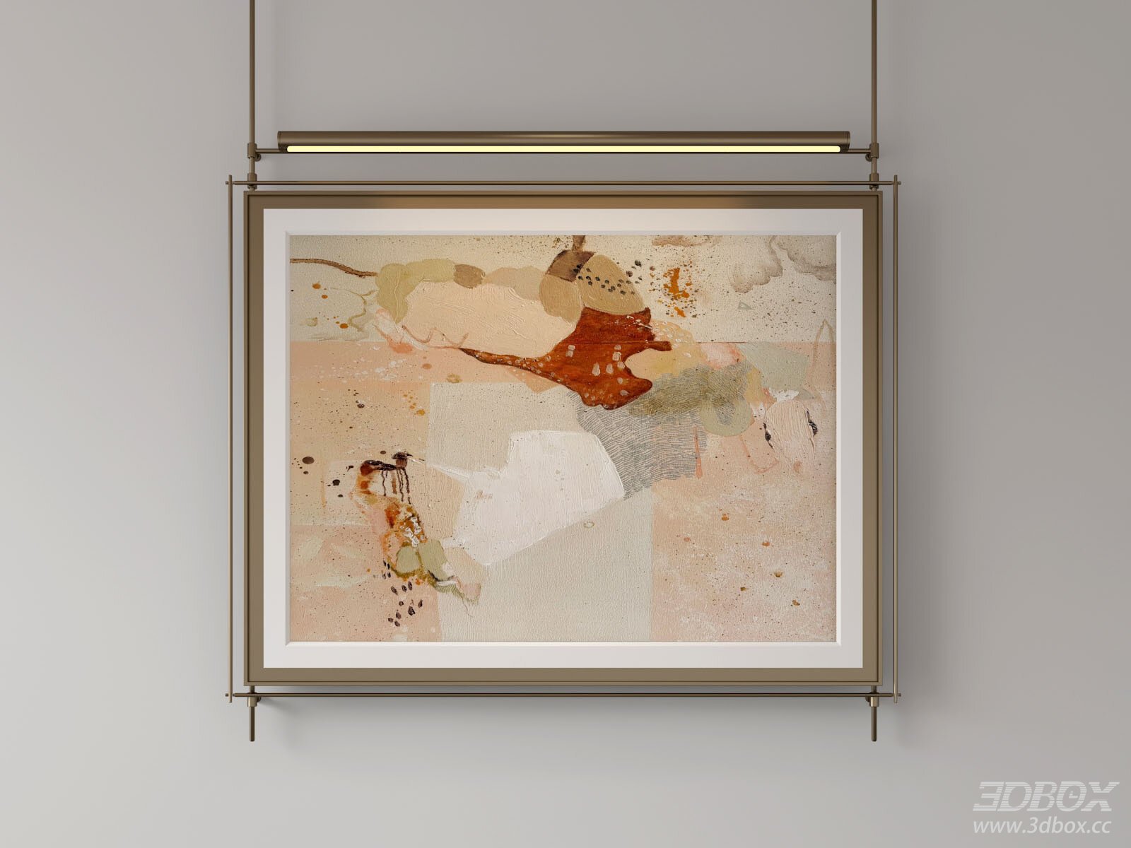 Wabi Sabi Abstract Framed Wall Art Painting
