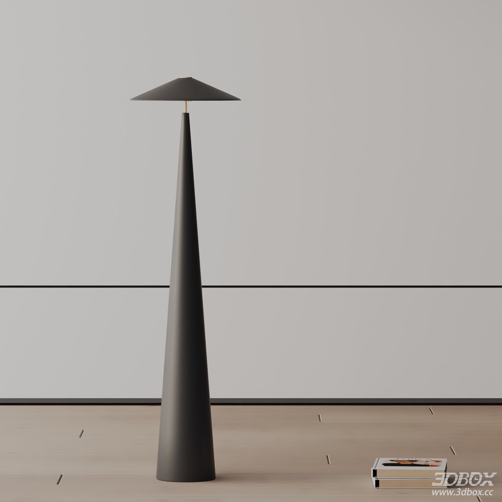 Modern Minimalist Conical Black Floor Lamp