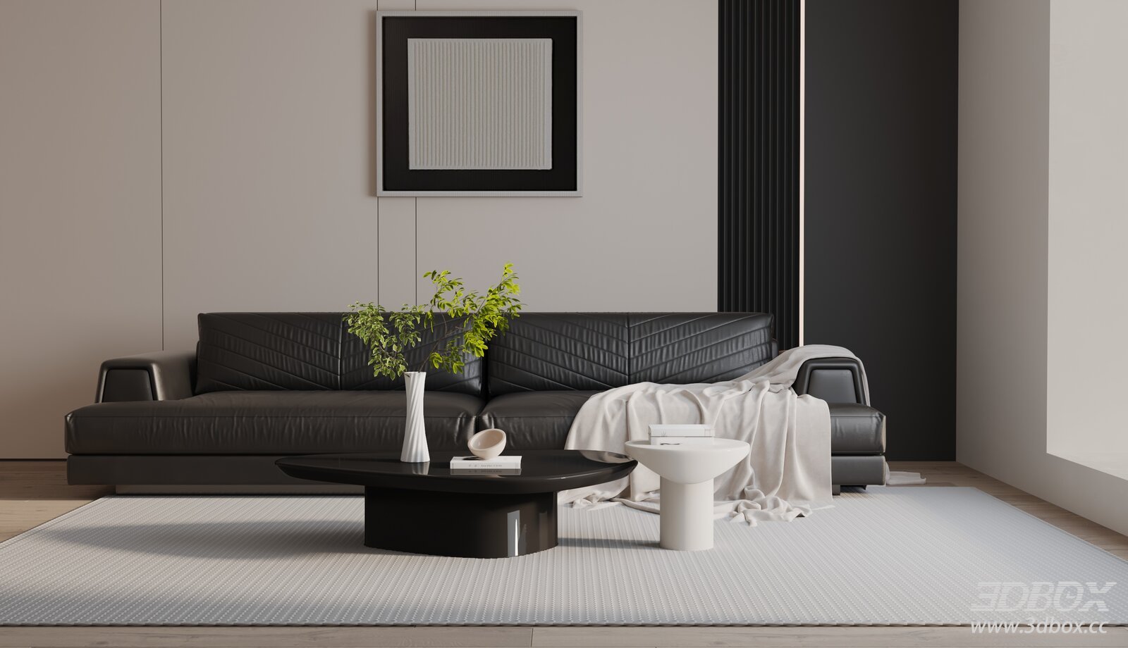 Modern Luxury Leather Sofa Set Living Room