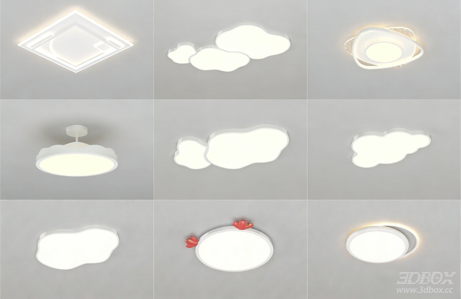 Modern Minimalist Ceiling Lamp Set