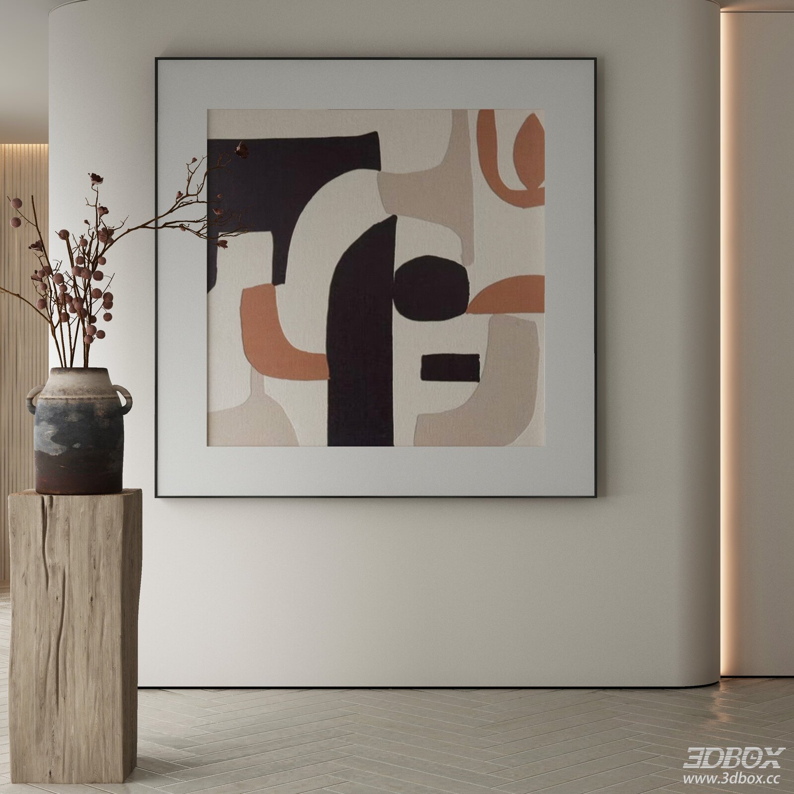 Modern Abstract Framed Wall Art