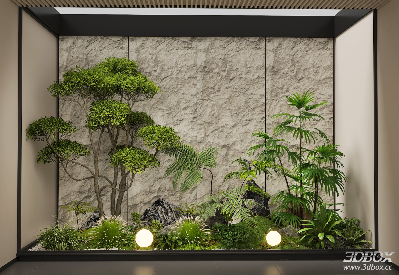Modern Indoor Plant Landscape Decoration Set