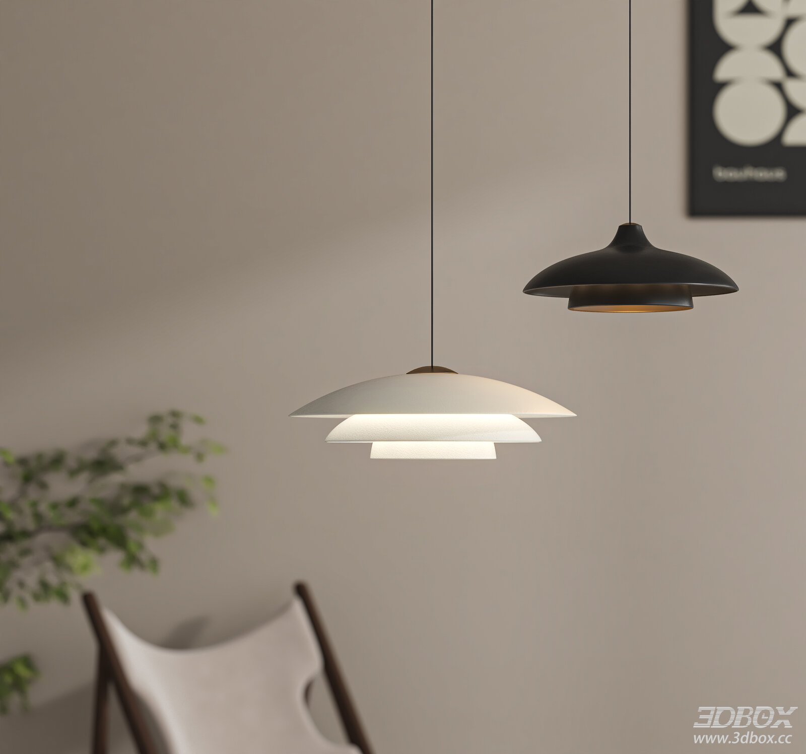 Modern Luxury Minimalist Layered Pendant Ceiling Lamp