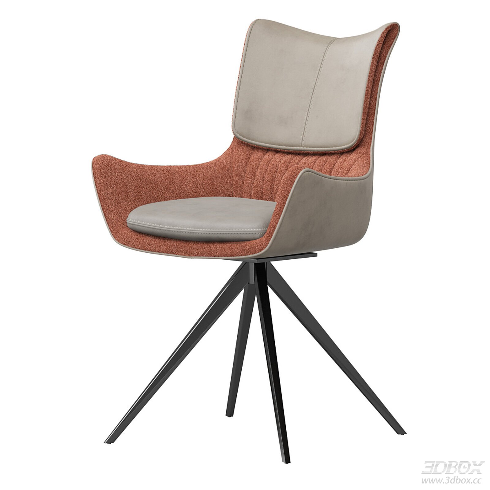 Modern Upholstered Swivel Dining Chair