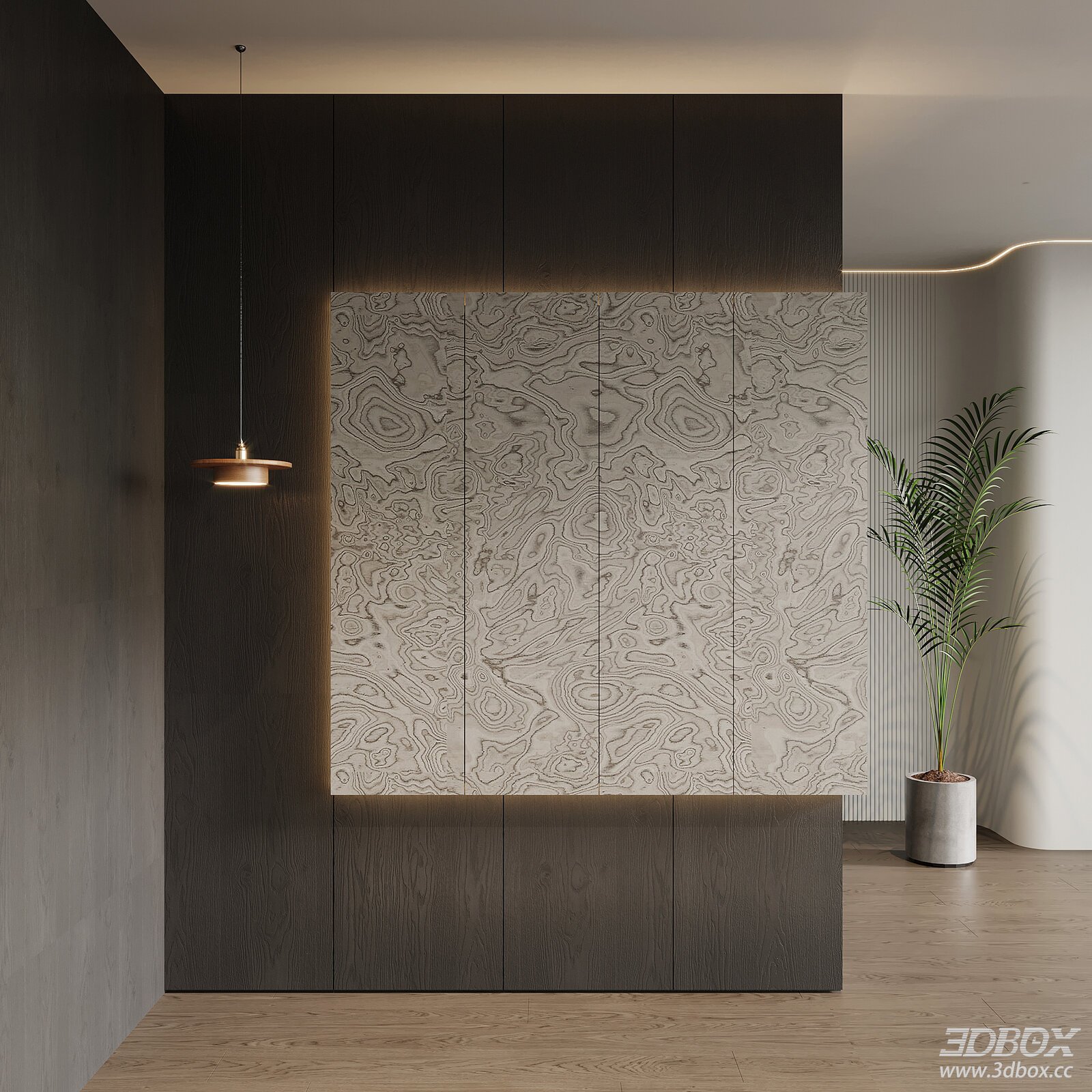 Modern Italian Style Hallway Decorative Partition Wall