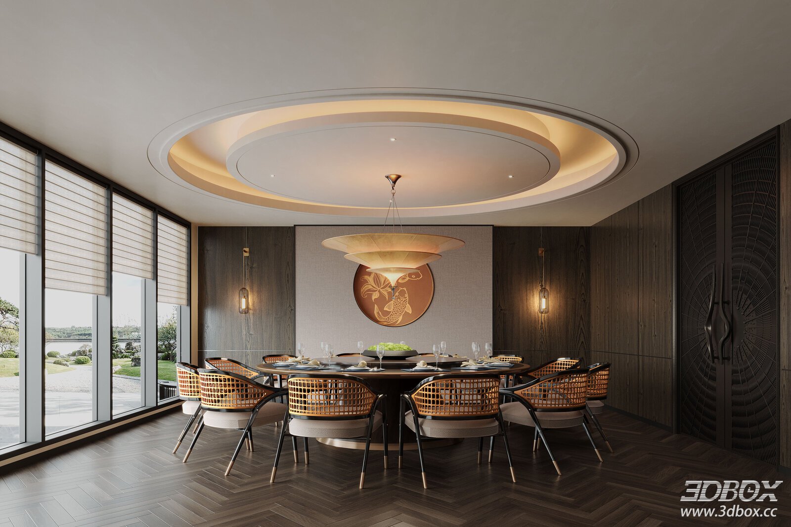 New Chinese Style Restaurant Private Dining Room