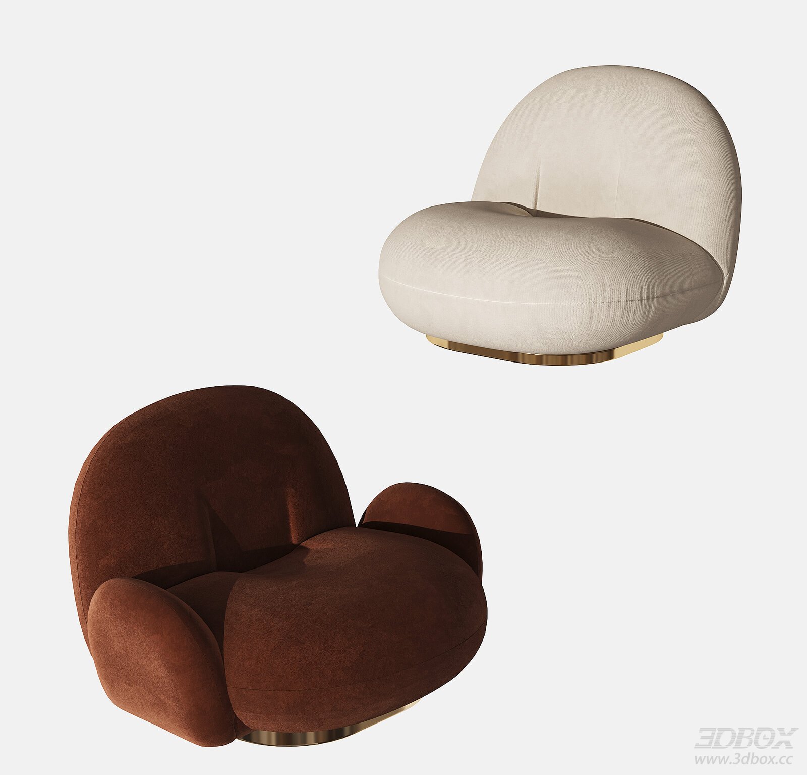 Modern Cream Style Single Leisure Sofa Set